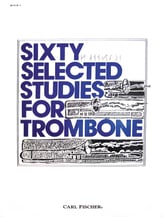 60 SELECTED STUDIES #1 TROMBONE cover